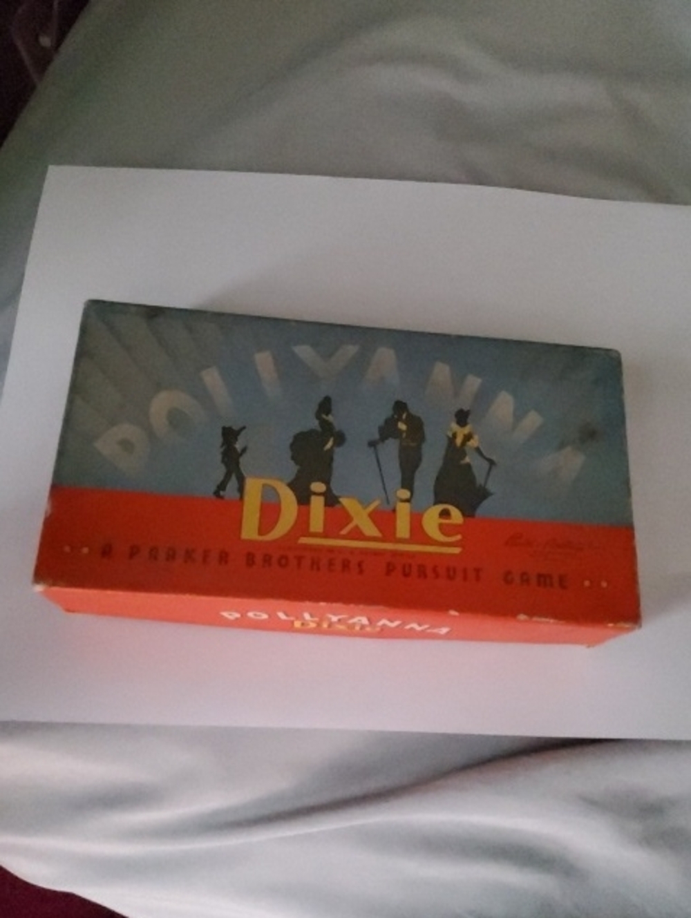 1952 Pollyanna Dixie Game with pieces.